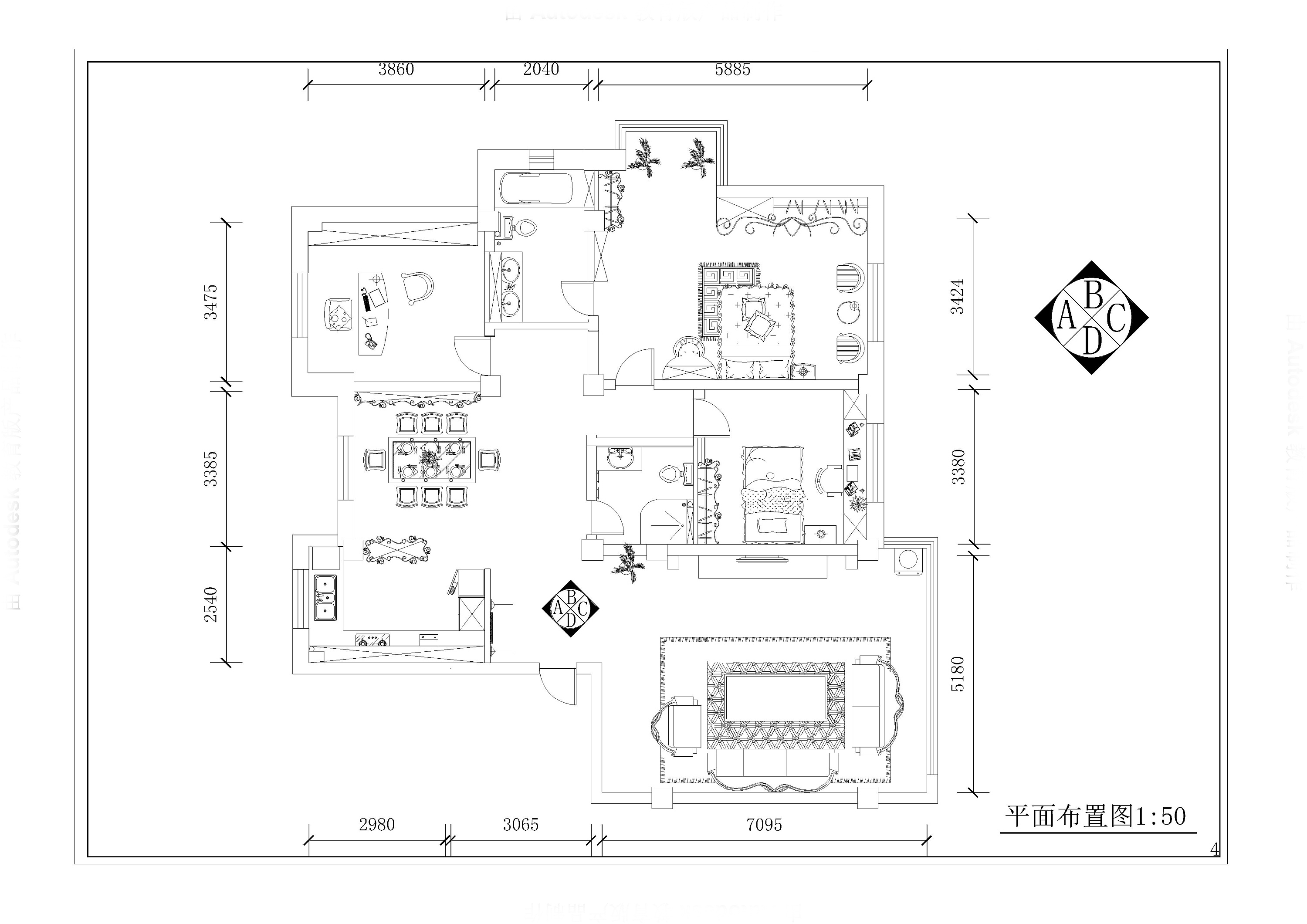 室內平面設計中的空間藝術